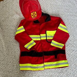 Toddler fireman costume
